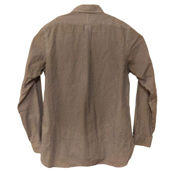 Ralph Lauren dress shirt mens M Medium 15.5 34-35 blue checker plaid button - Picture 2 of 8